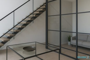 Стекло и металл в интерьере Фото