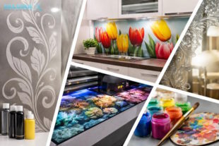 Як наносяться малюнки на скло та дзеркало Фото